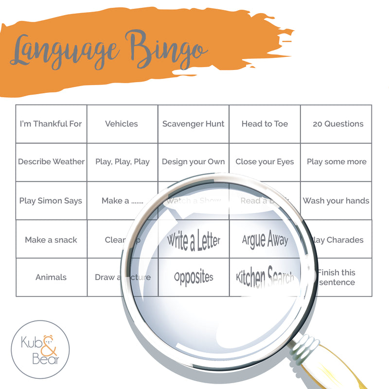 Language Bingo