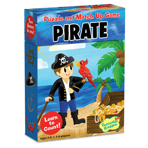 Pirate Puzzle and Match Up Game