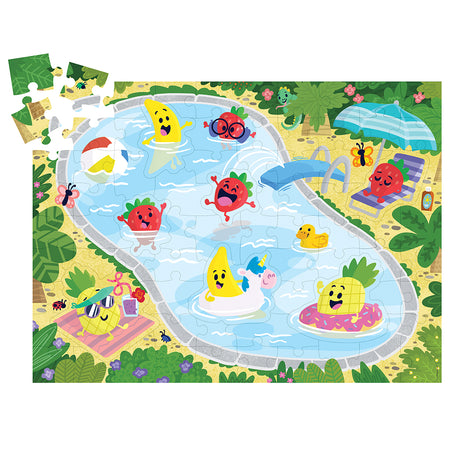 Scratch and Sniff Puzzle: Fruity Pool Party